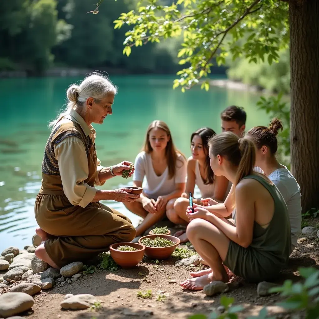 Sveže ubrane biljke u vrtu koje se koriste za čajnu mješavinu